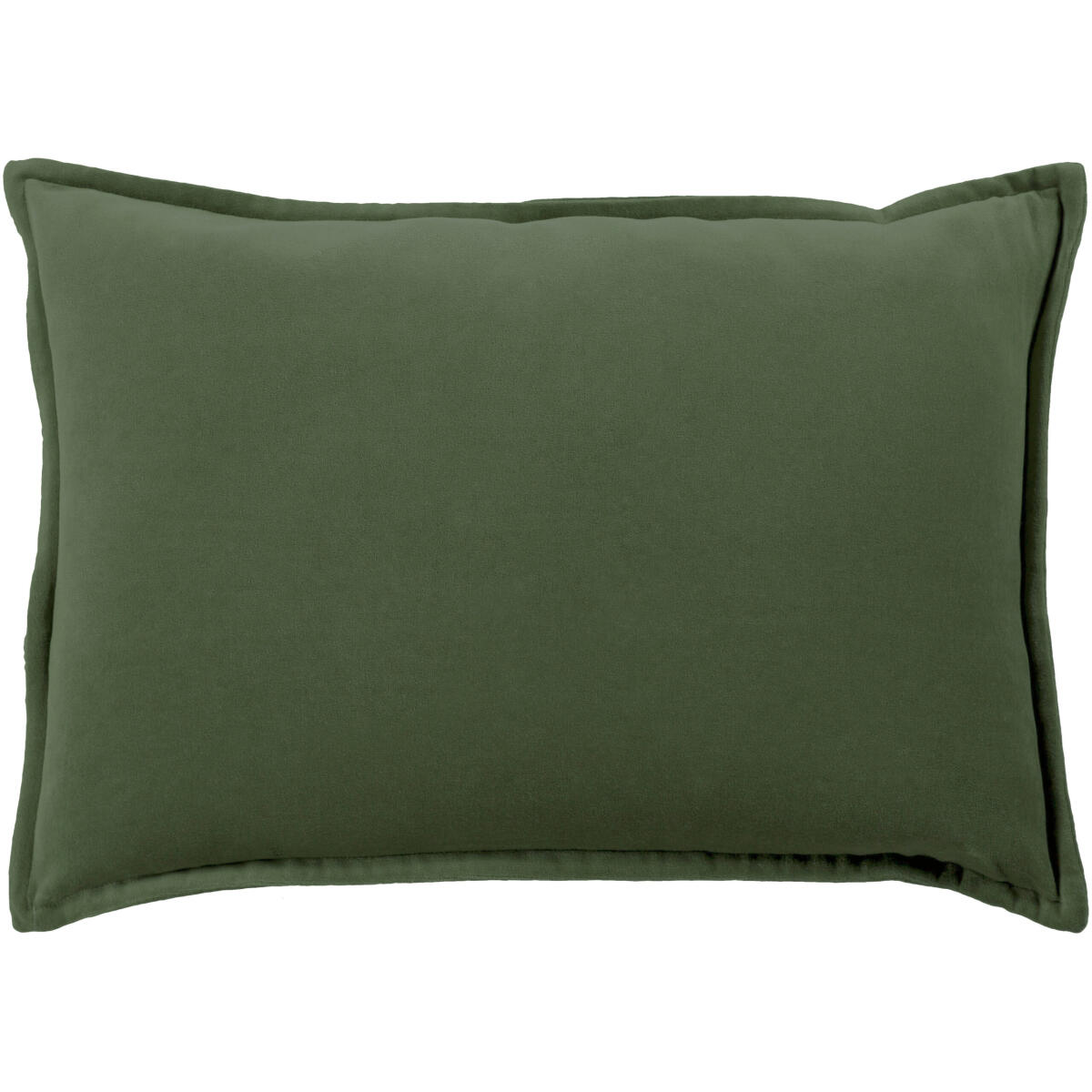 CV008-2020P Cotton Velvet 20 X 20 inch Dark Green Pillow Accent Pillows Surya 4