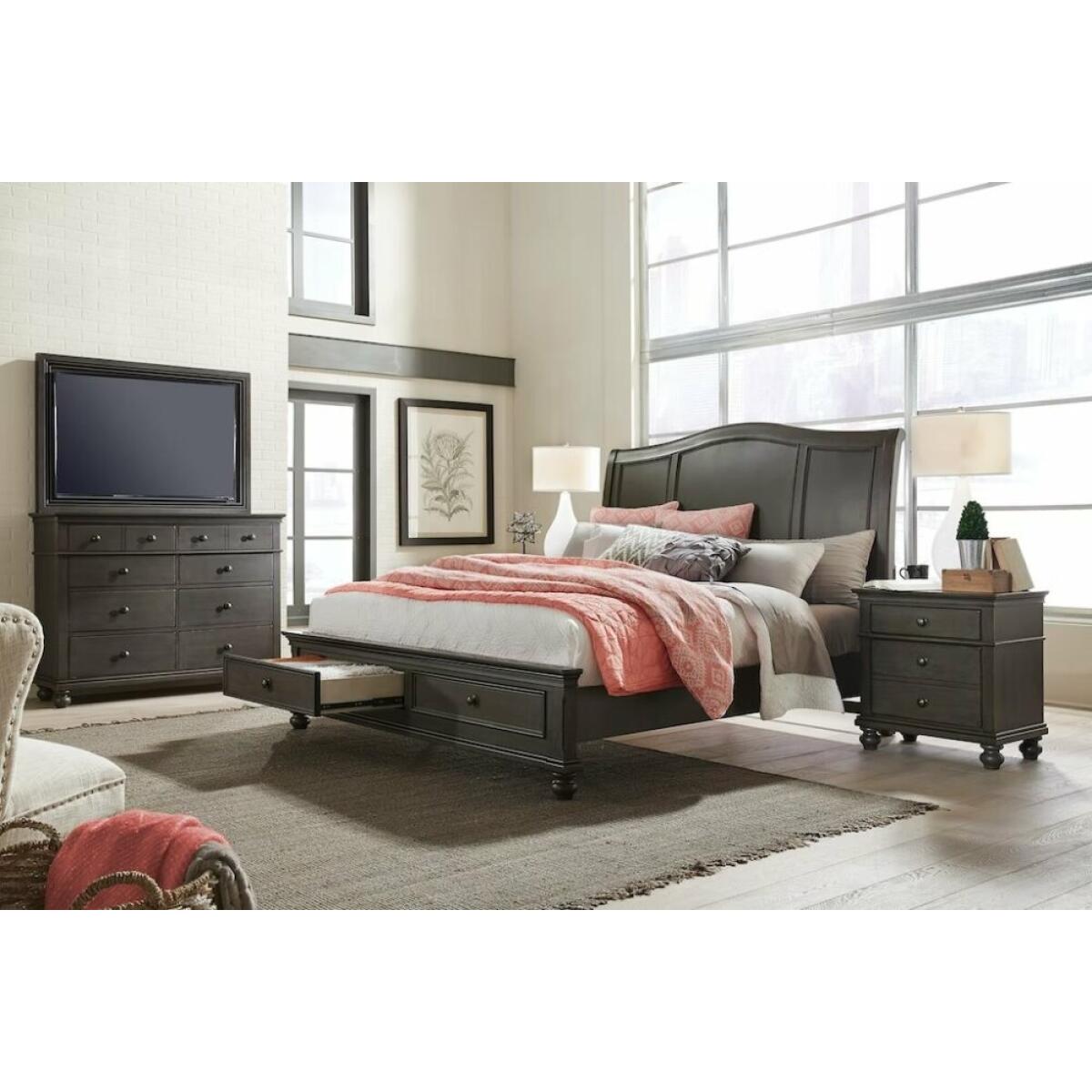 Oxford 2 Drawer Nightstand Nightstands Aspen Home 6