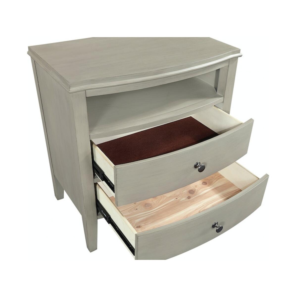 Charlotte 2 Drawer Nightstand Nightstands Aspen Home 5