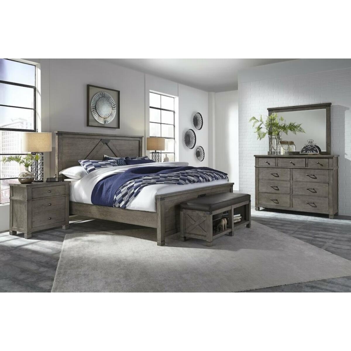Tucker 2 Drawer Nightstand Nightstands Aspen Home 6