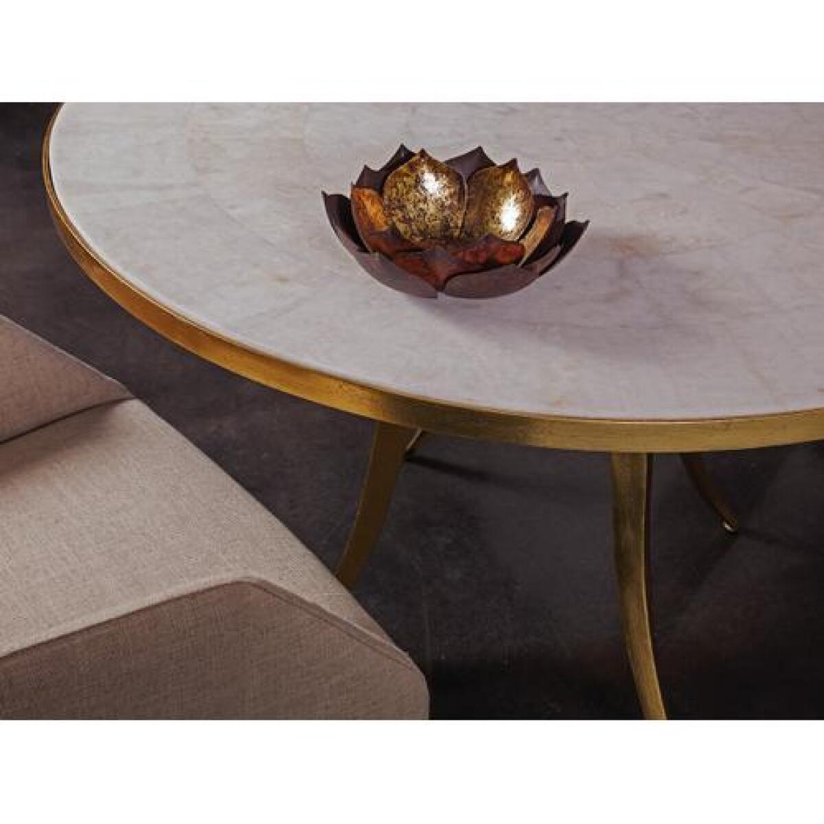 Artistica Crystal Stone Round Dining Table Dining Tables Lexington 6