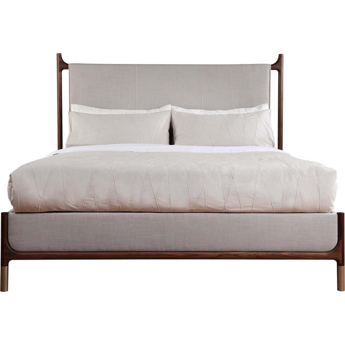 Walnut Grove Upholstered Bed Beds Customizable 6