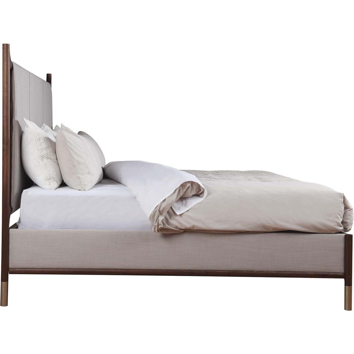 Walnut Grove Upholstered Bed Beds Customizable 7