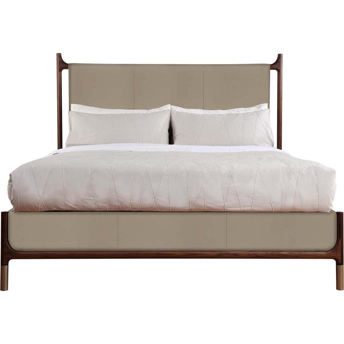 Walnut Grove Upholstered Bed Beds Customizable 8