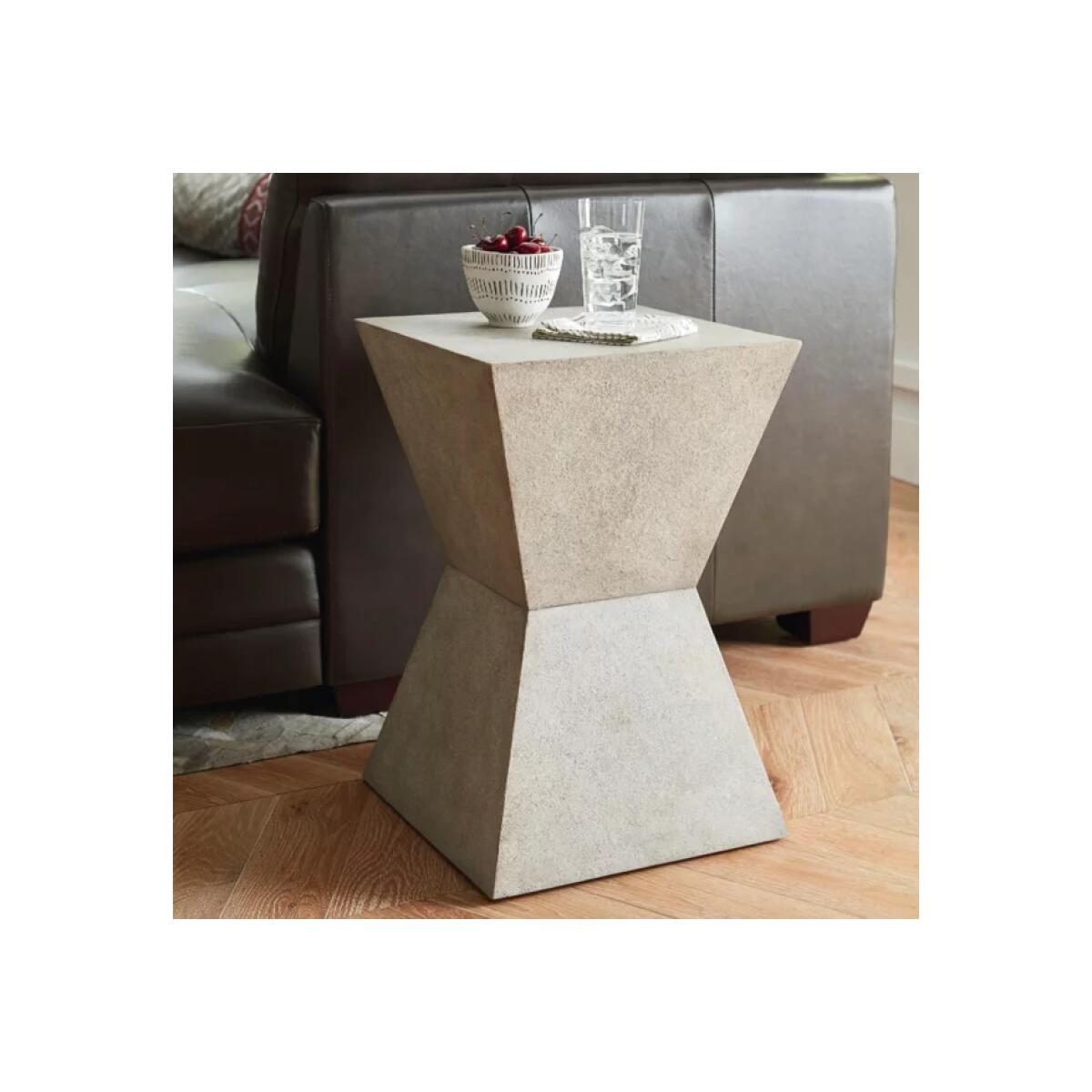 Modern Industrial Spot Table Chairside Tables Bassett Furniture 4