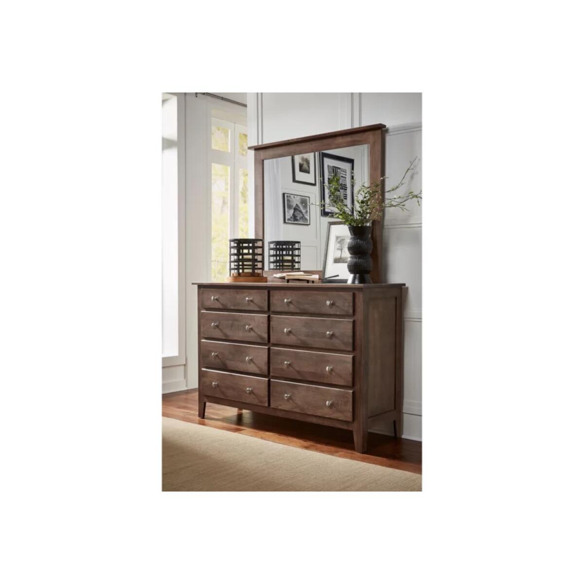 Mapleton 8 Drawer Double Dresser Dressers Customizable 6