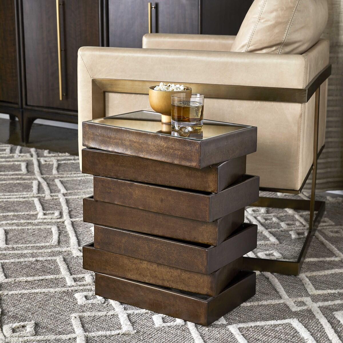 Askew Accent Table Chairside Tables Uttermost 4