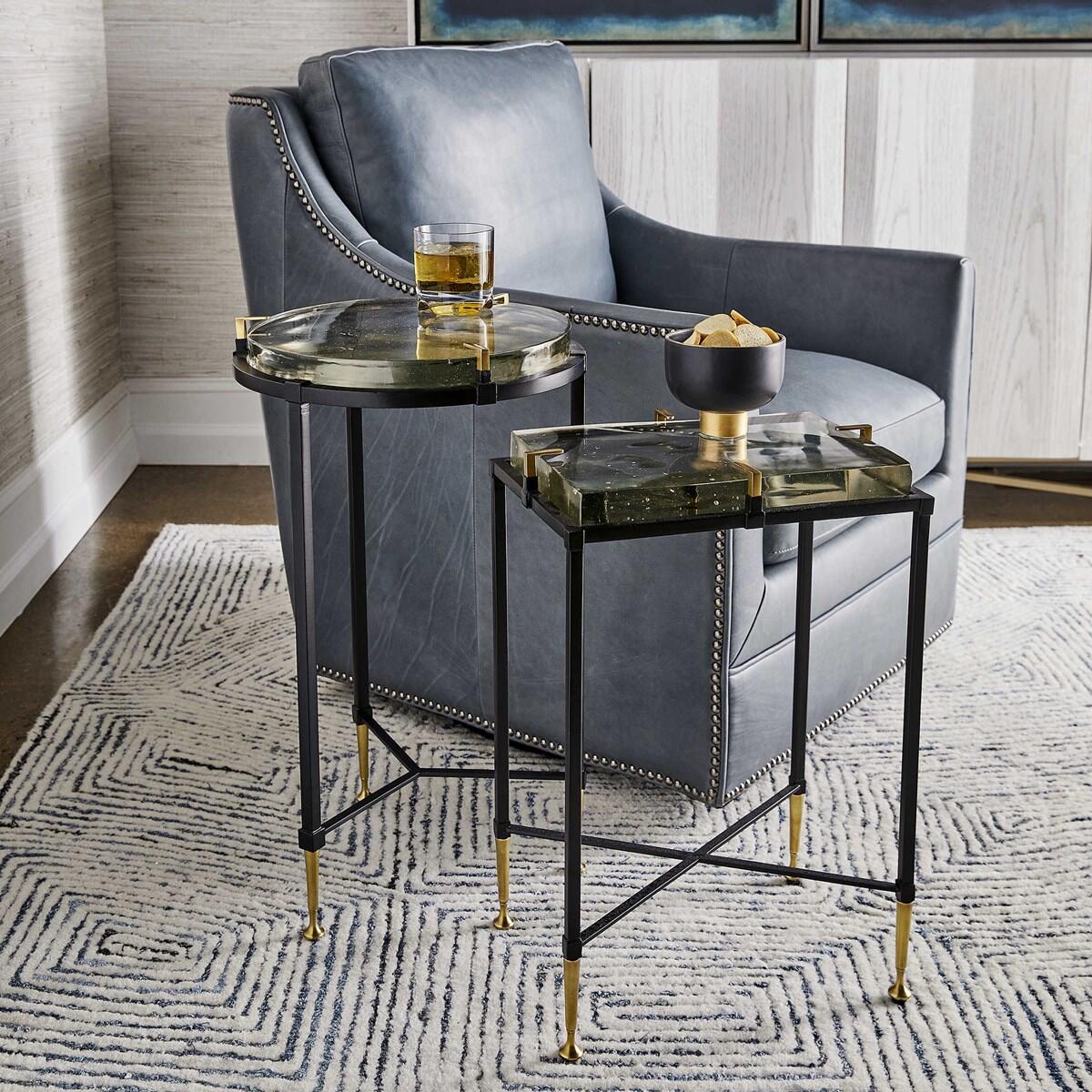 Ice Block Accent Table Chairside Tables Uttermost 6