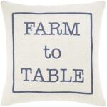 Circa Accent Pillow With Off-White And Navy Finish CIR004-1818P