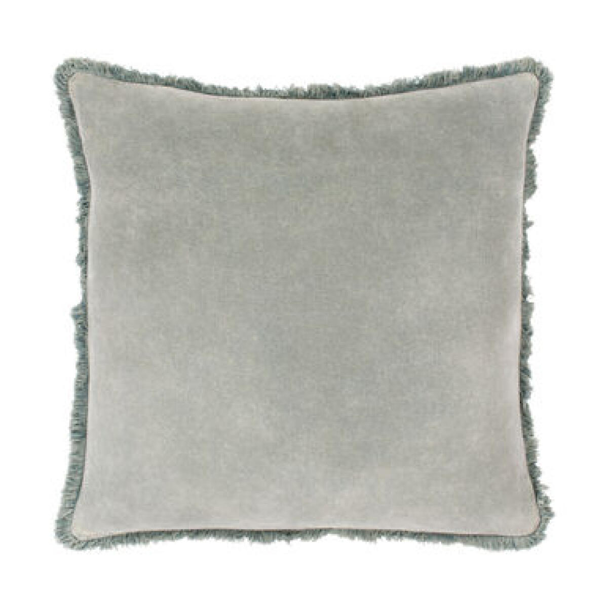 WCV005-1818P Washed Cotton Velvet 18 X 18 inch Sea Foam Pillow Accent Pillows Surya 4