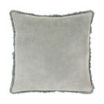 WCV005-1818P Washed Cotton Velvet 18 X 18 inch Sea Foam Pillow