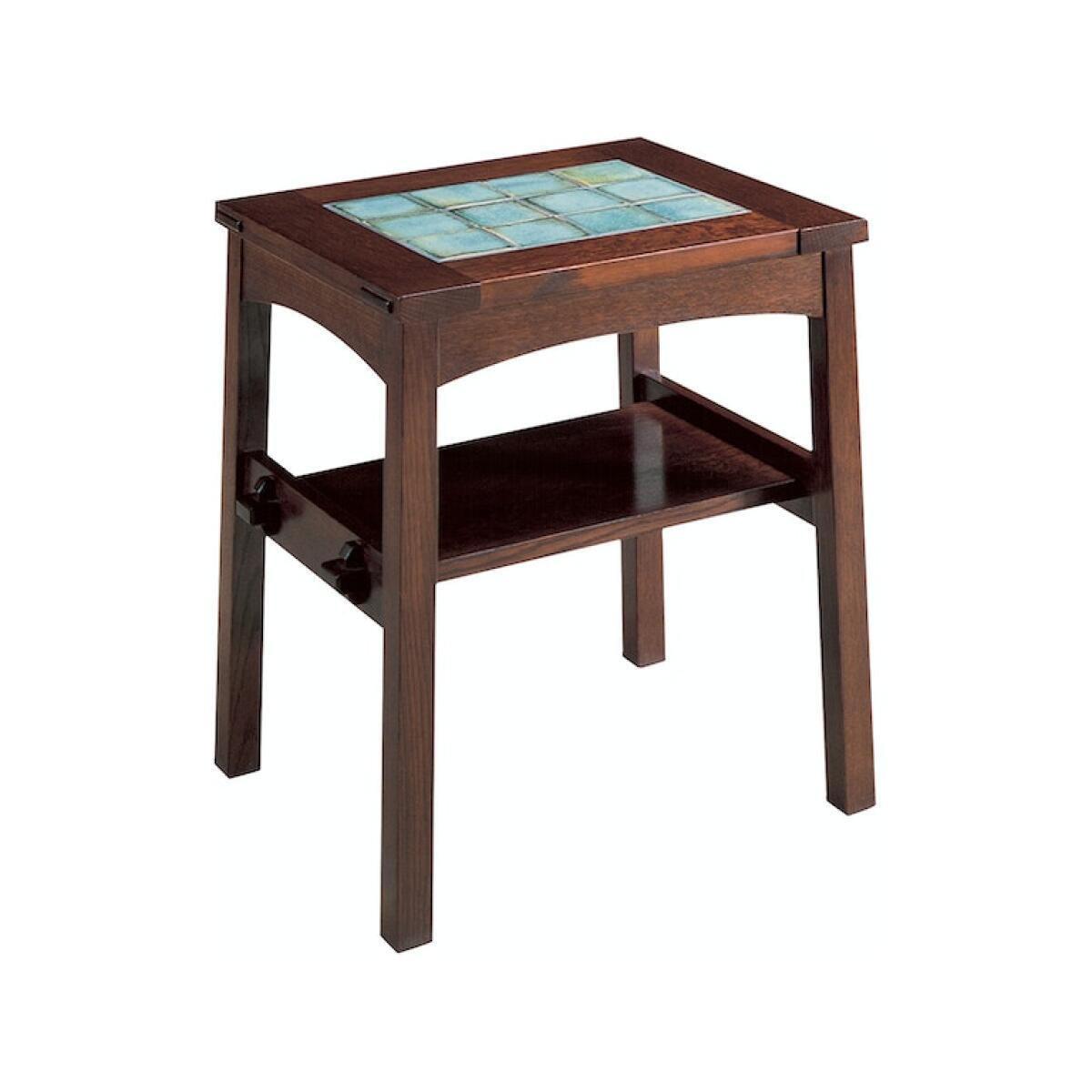 Mission Tile Top End Table End tables Stickley Furniture 4