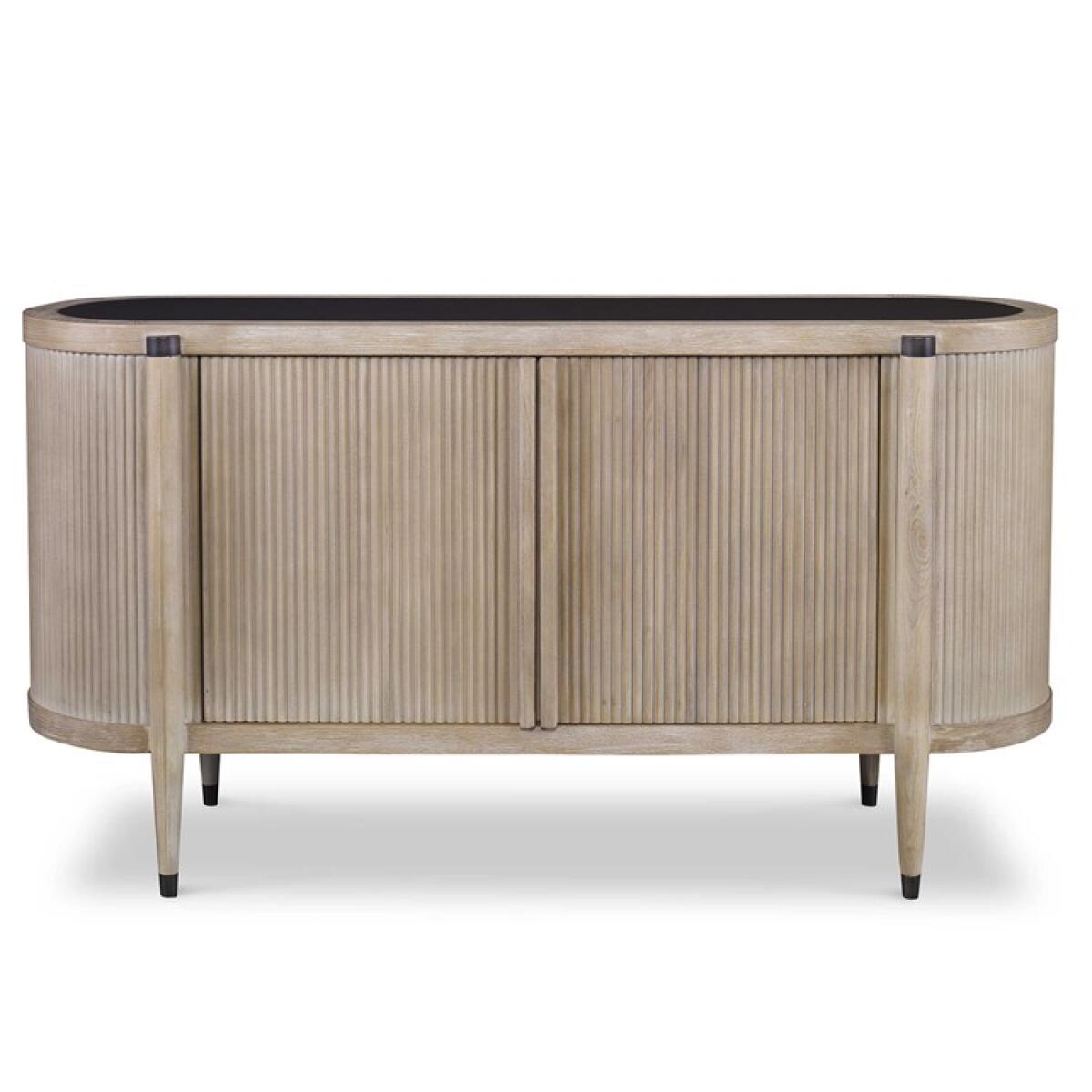 Tambour Cabinet – Natural Wash Console Tables Uttermost 4