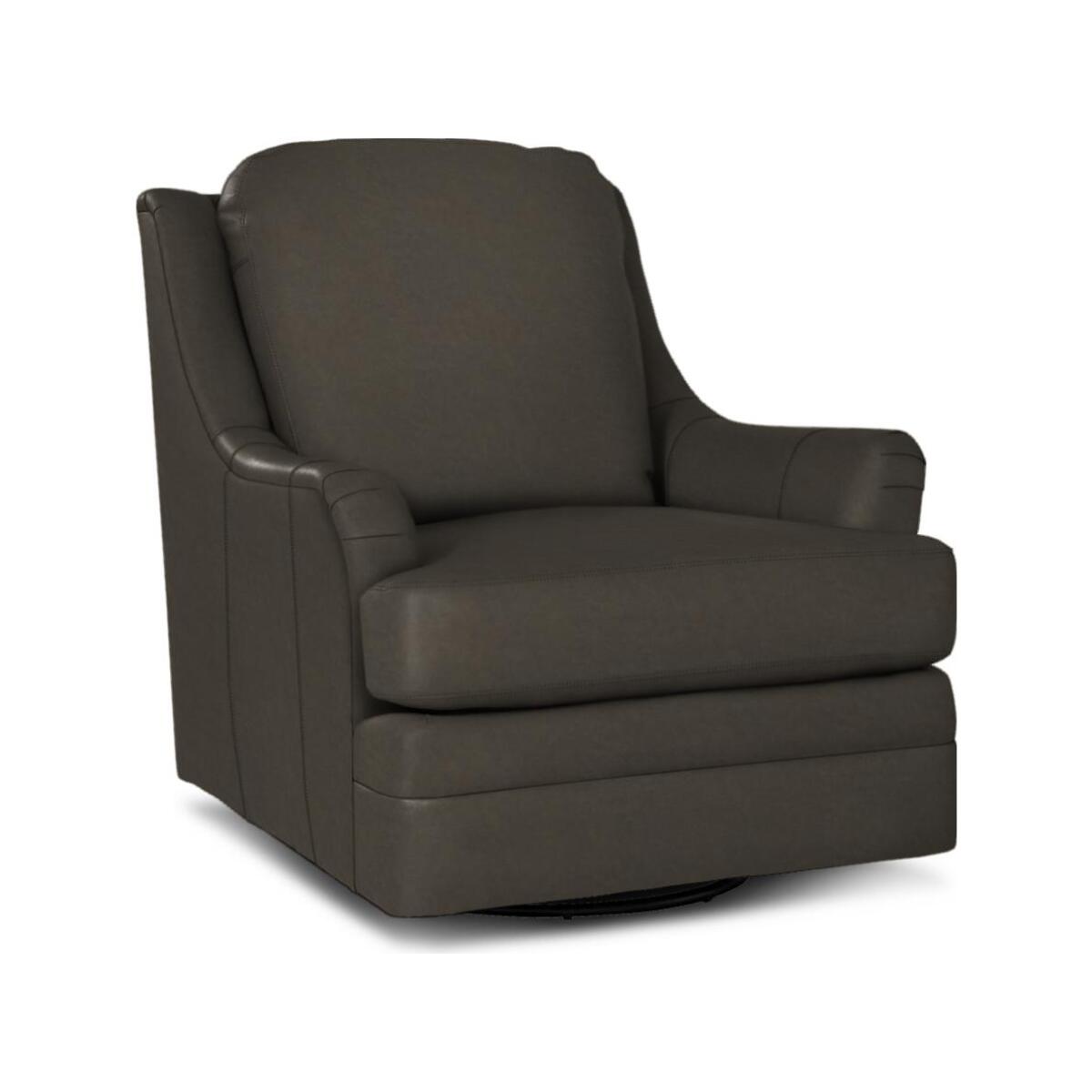 CM Leather Swivel Glider L084410BDSG Chairs Craftmaster Furniture 4