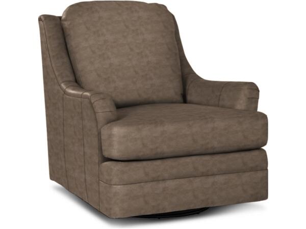 CM Leather Swivel Glider L084410BDSG Chairs Craftmaster Furniture 7