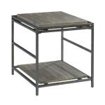 Farrell Saddle Brown Rectangular End Table