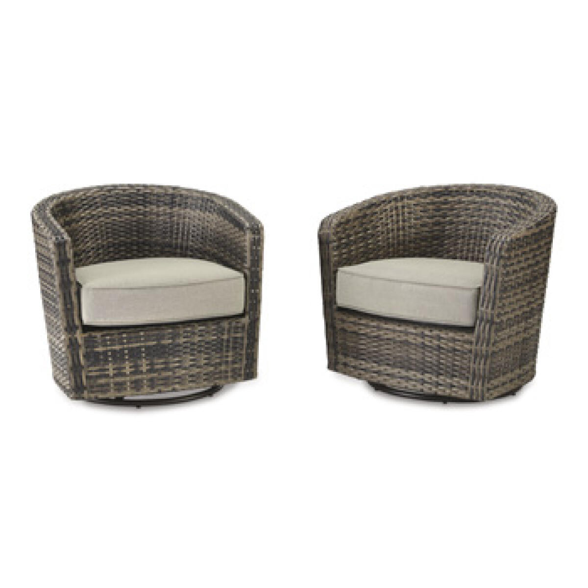 Coulee Mills Swivel Lounge with Cushion (Set of 2) Outlet Outdoor 4
