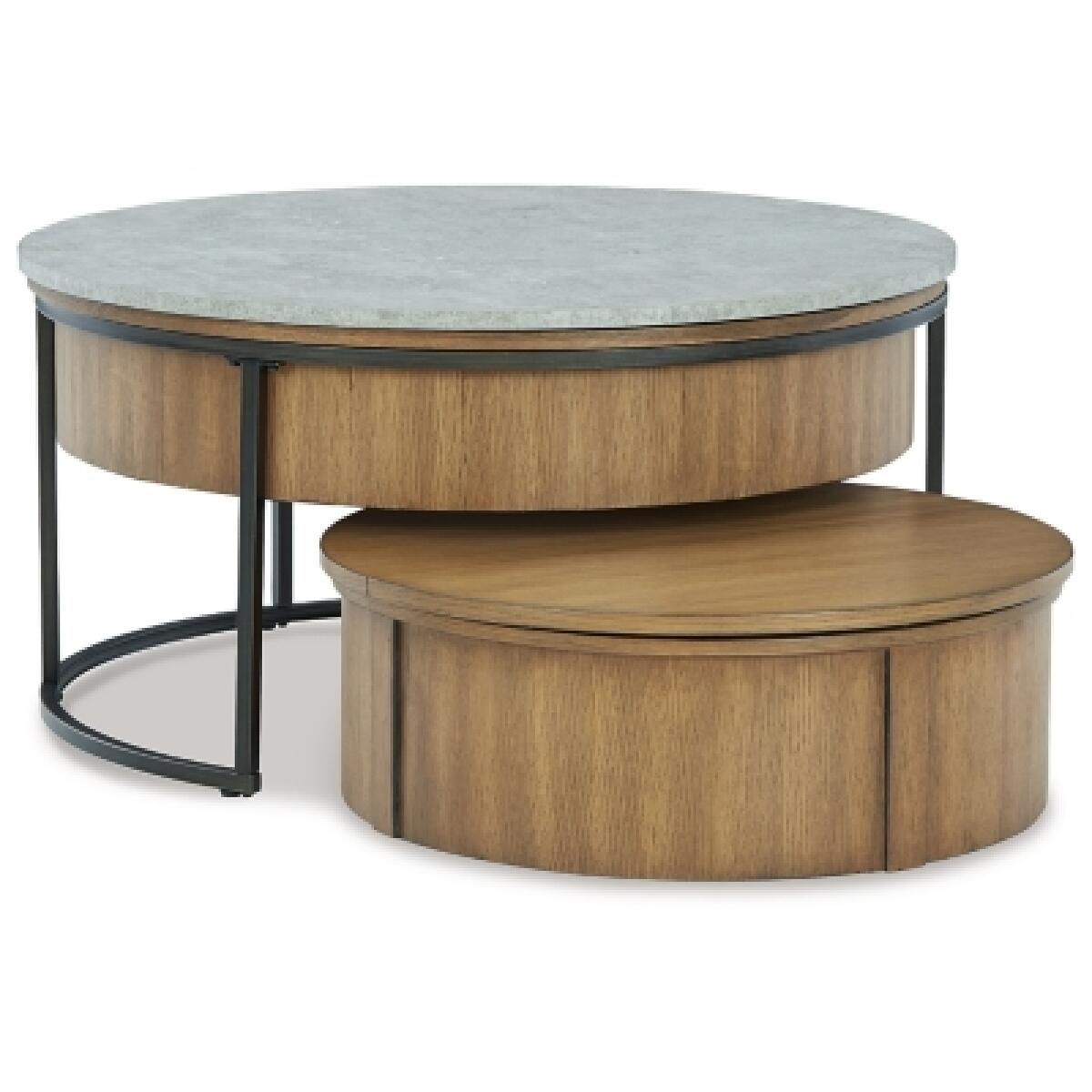 Fridley Nesting Coffee Table (Set of 2) Outlet Tables 5