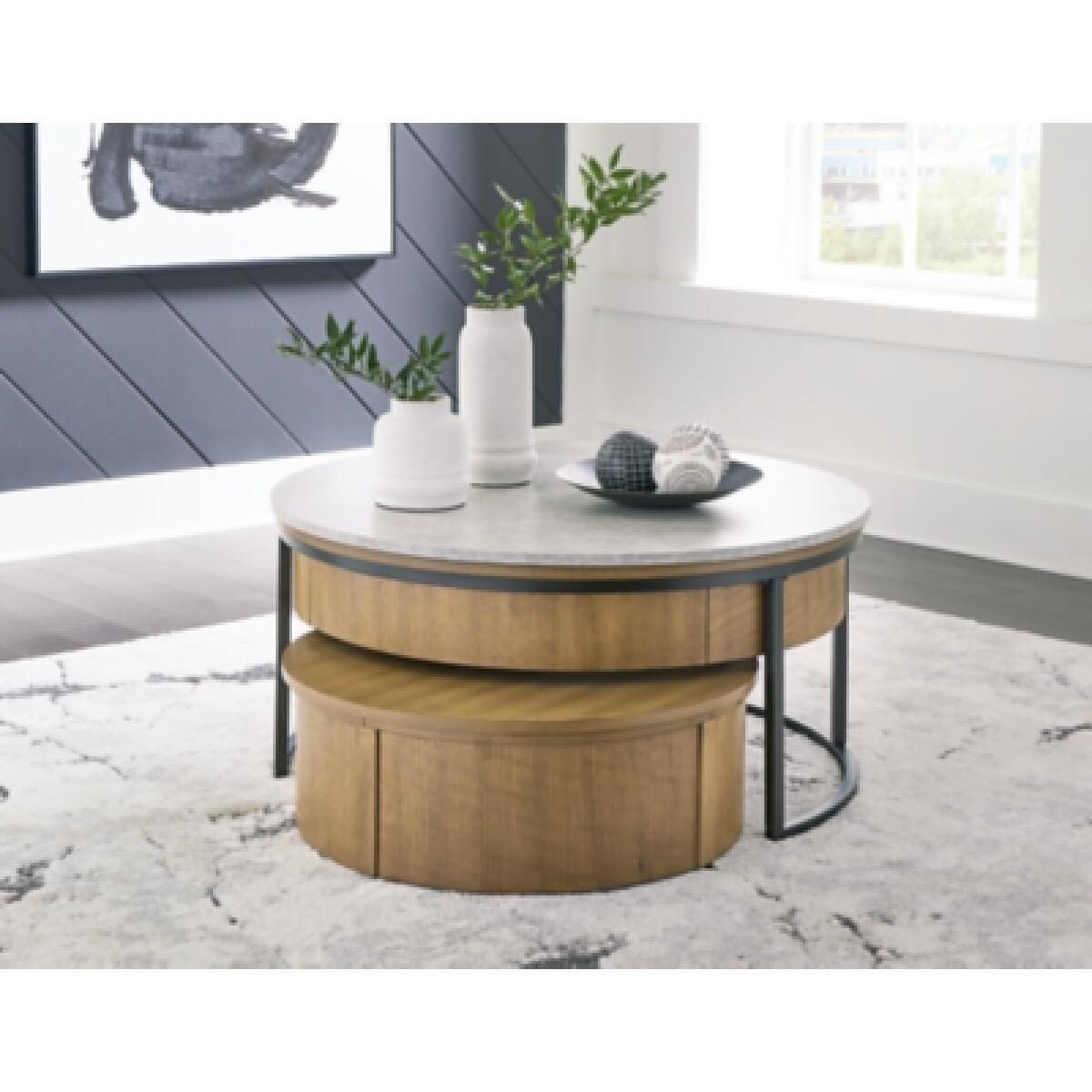 Fridley Nesting Coffee Table (Set of 2) Outlet Tables 6