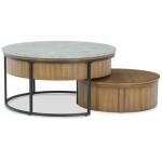 Fridley Nesting Coffee Table (Set of 2) Outlet Tables 18