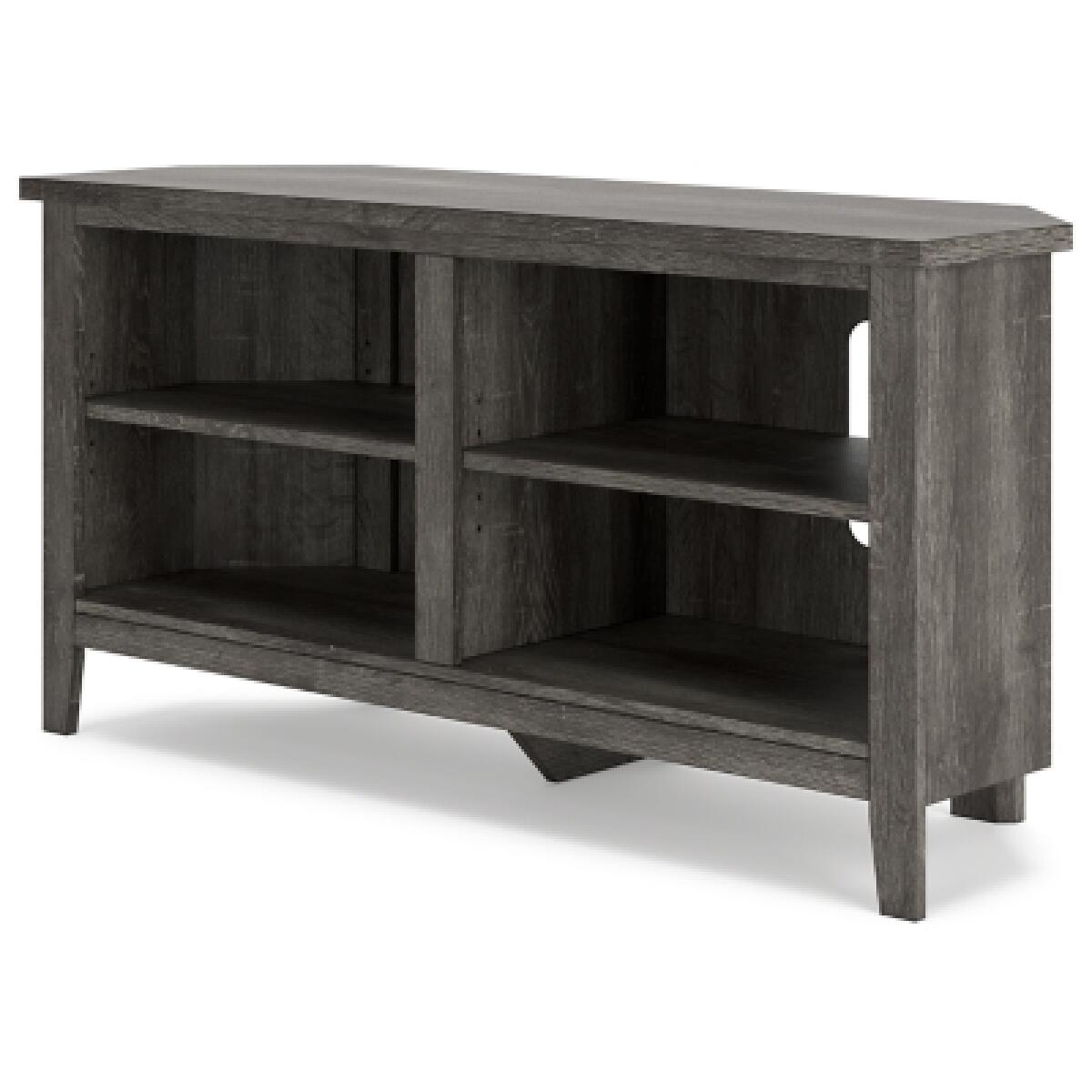 Arlenbry 4 Shelf Corner TV Stand Outlet Entertainment 7