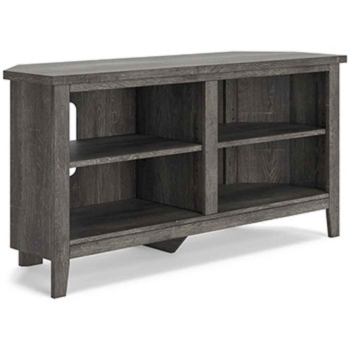Arlenbry 4 Shelf Corner TV Stand Outlet Entertainment 4