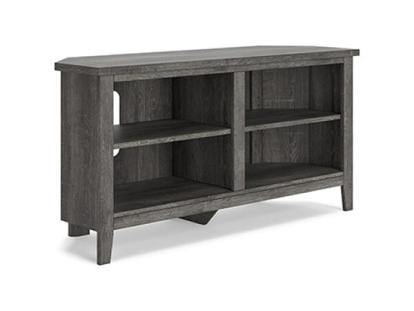 Arlenbry 4 Shelf Corner TV Stand Outlet Entertainment