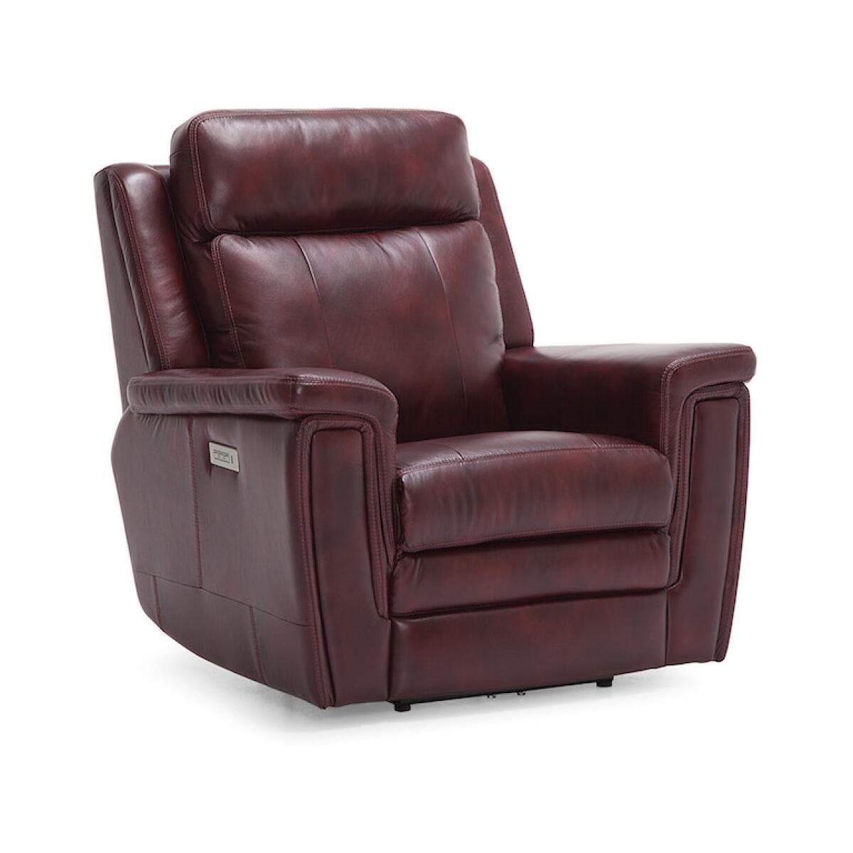 Asher Power Recliner with Power Headrest and Power Lumbar Recliners Customizable 4