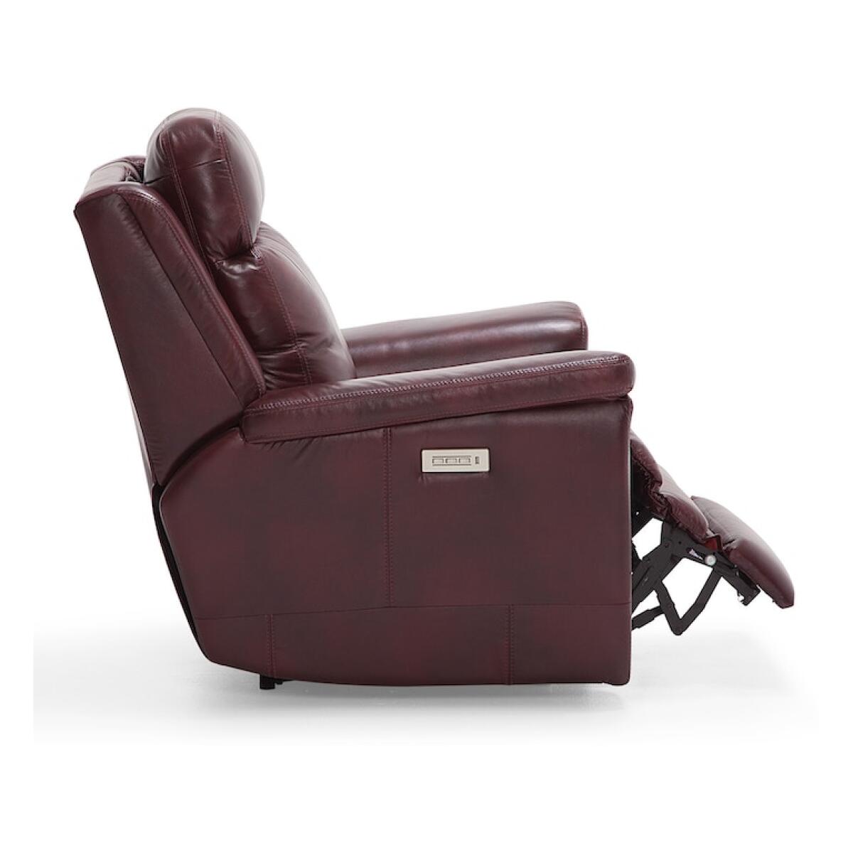 Asher Power Recliner with Power Headrest and Power Lumbar Recliners Customizable 8