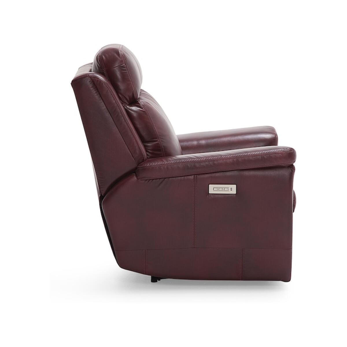 Asher Power Recliner with Power Headrest and Power Lumbar Recliners Customizable 7