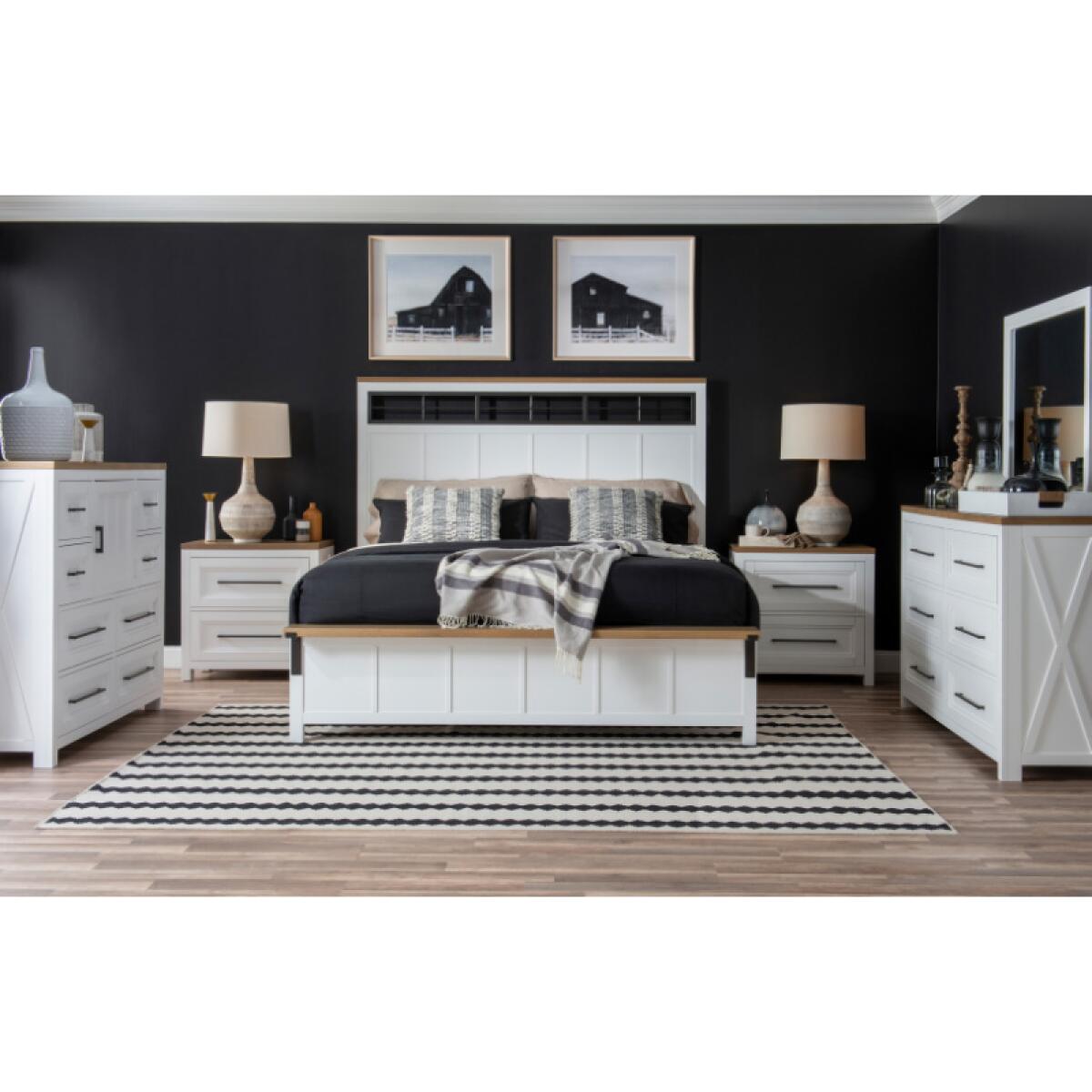 Franklin Complete Two Tone Headboard Queen Beds Legacy Classic Furniture 5