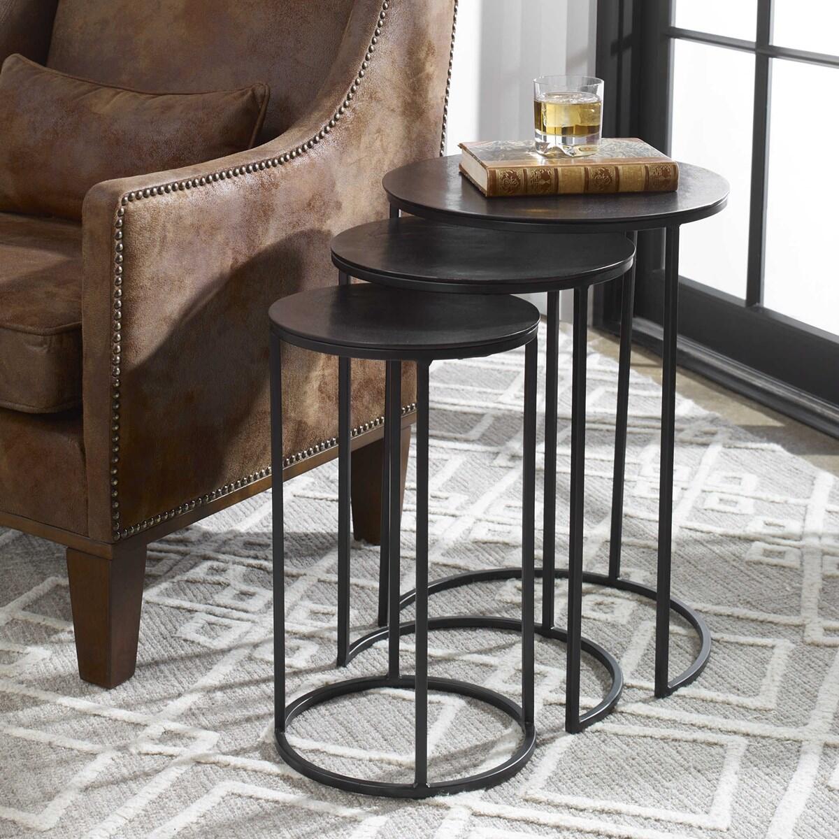 Nesting Table S/3 Chairside Tables Uttermost 7