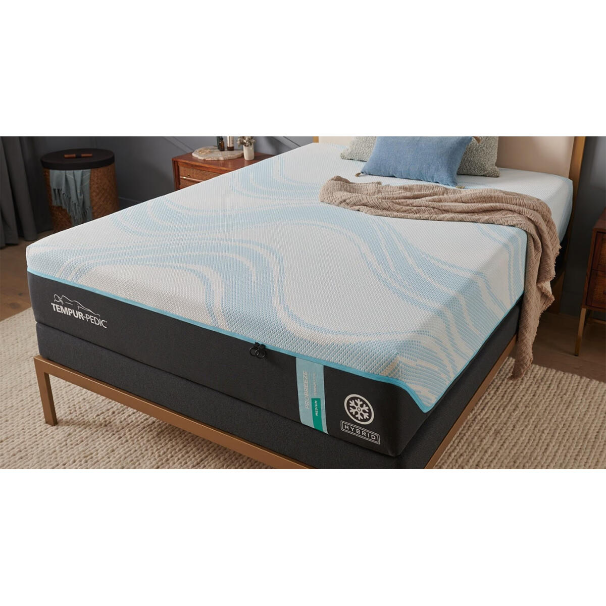 TEMPUR-ProBreeze Medium Hybrid Mattress Mattresses California King 7