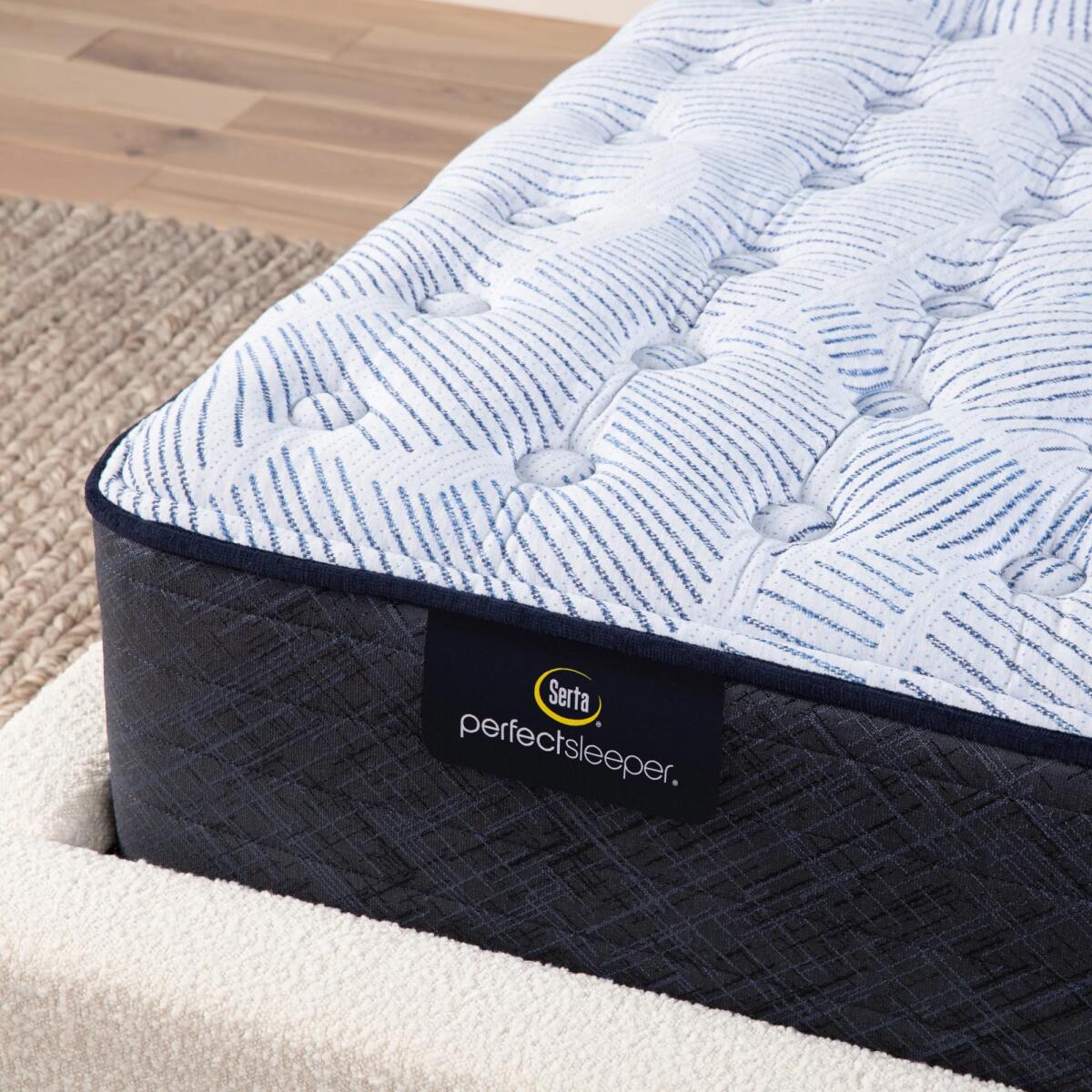 Serta Perfect Sleeper Blue Lagoon Nights Innerspring Medium Mattress Mattresses blue 6