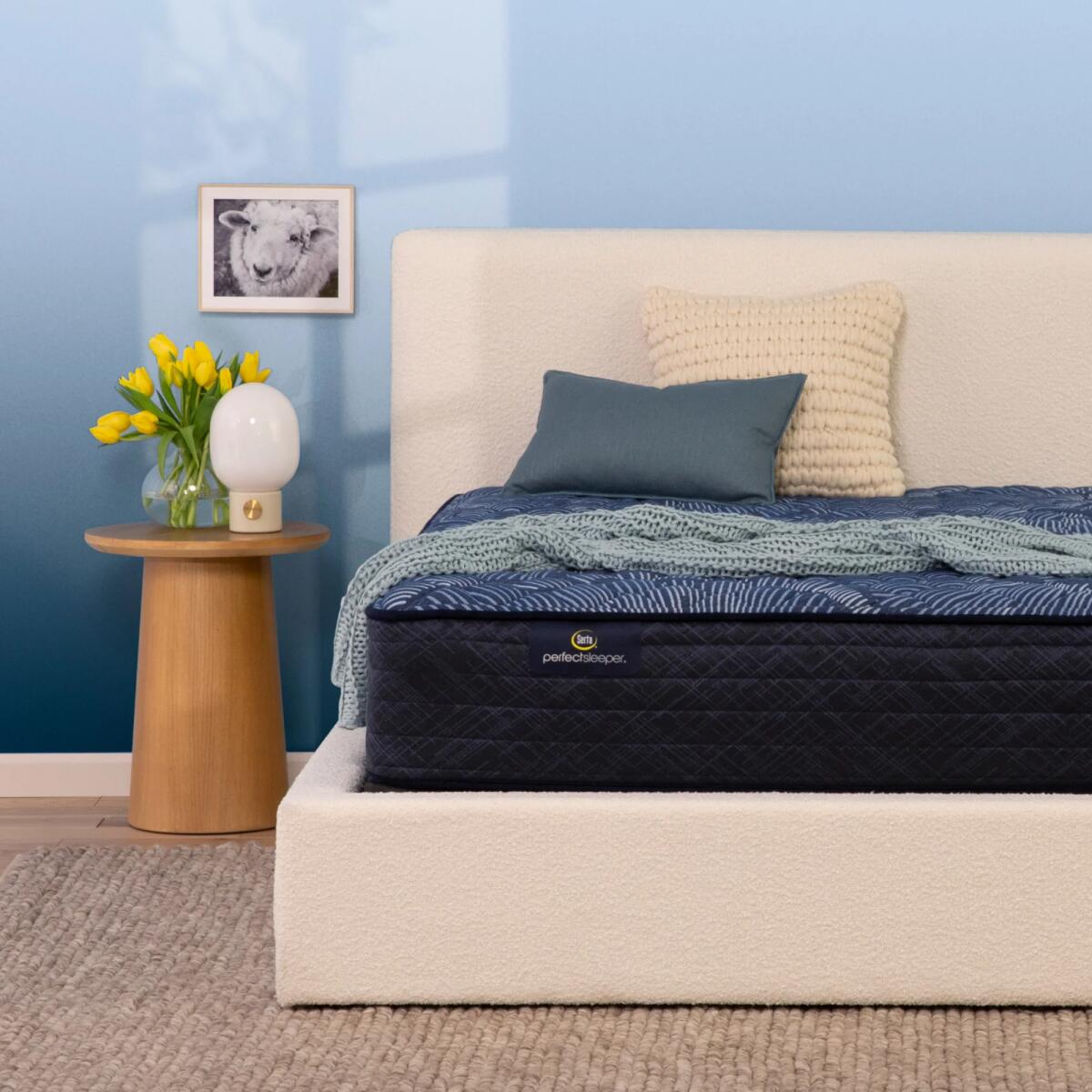 Serta Perfect Sleeper Cobalt Calm Innerspring Extra Firm Mattress Mattresses California King 7