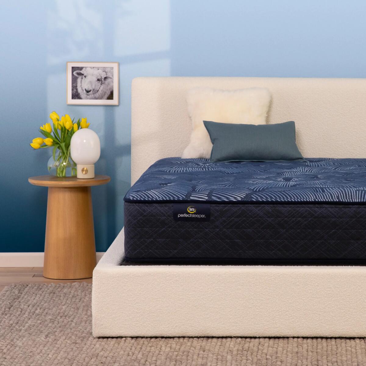 Serta Perfect Sleeper Cobalt Calm Innerspring Plush Mattress Mattresses California King 7
