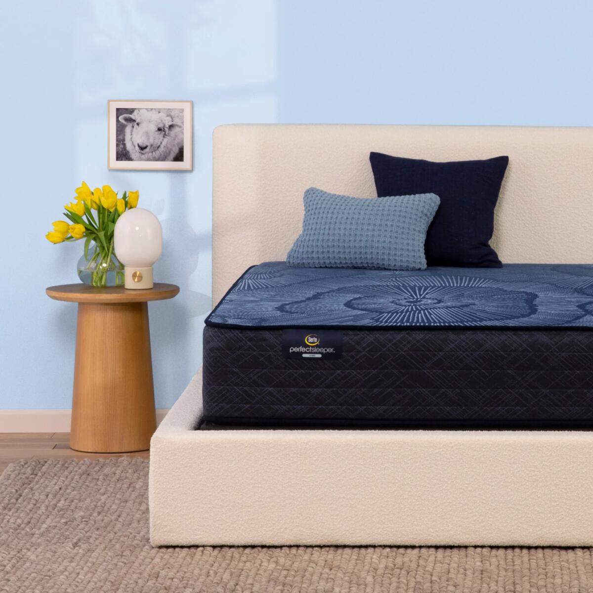 Serta Perfect Sleeper Dazzling Night Hybrid Medium Mattress Mattresses California King 7