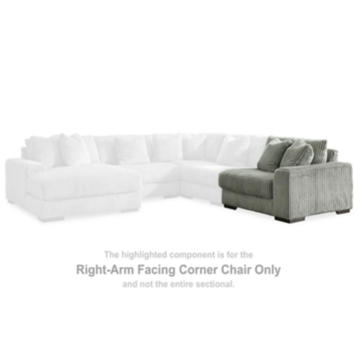 Lindyn Right-Arm Facing Corner Chair Outlet Sectionals 6