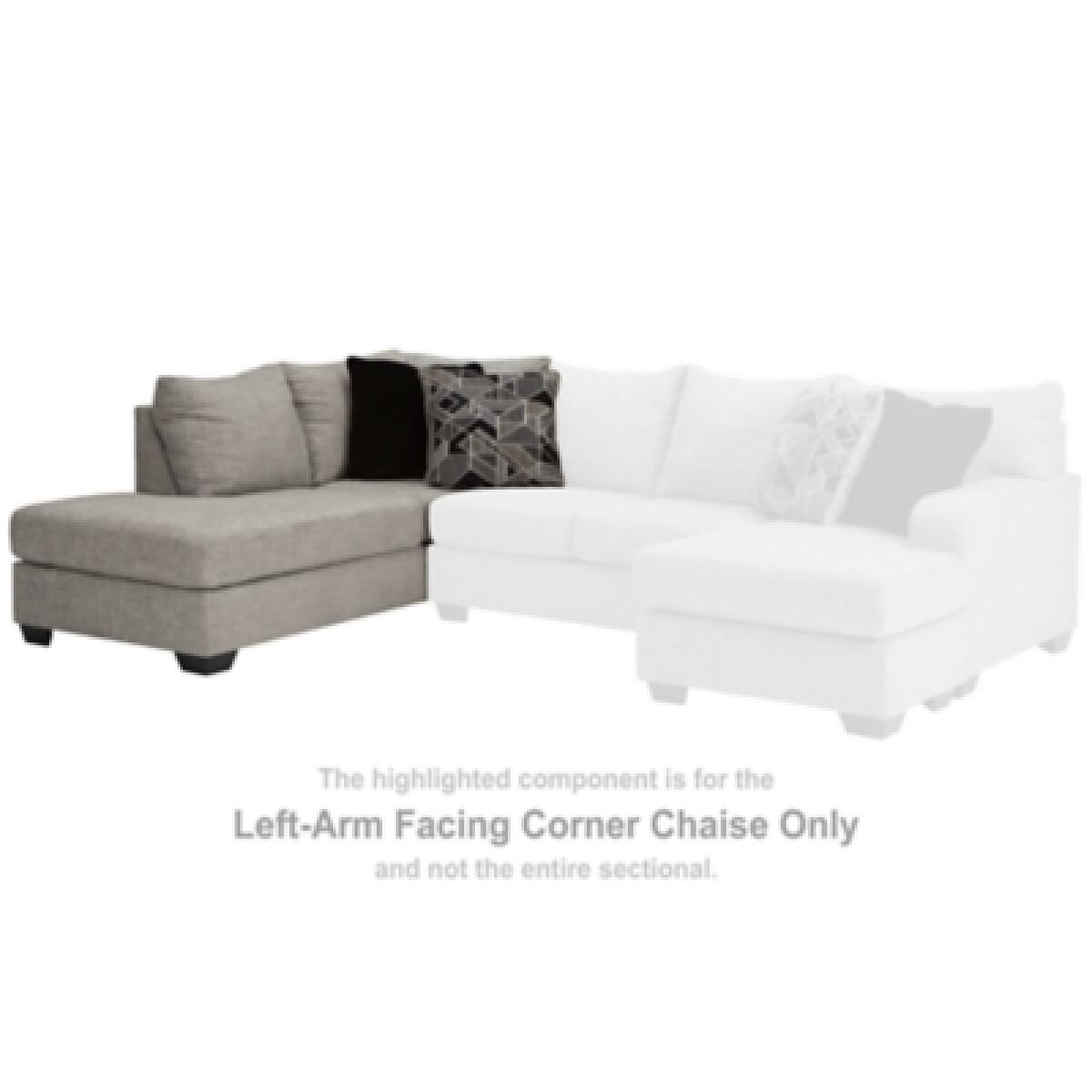 Megginson Left-Arm Facing Corner Chaise Outlet Sectionals 6