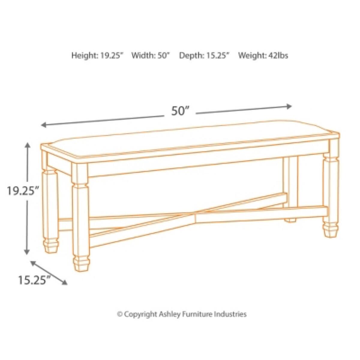 Tyler Creek Dining Bench Outlet Dining Room 8