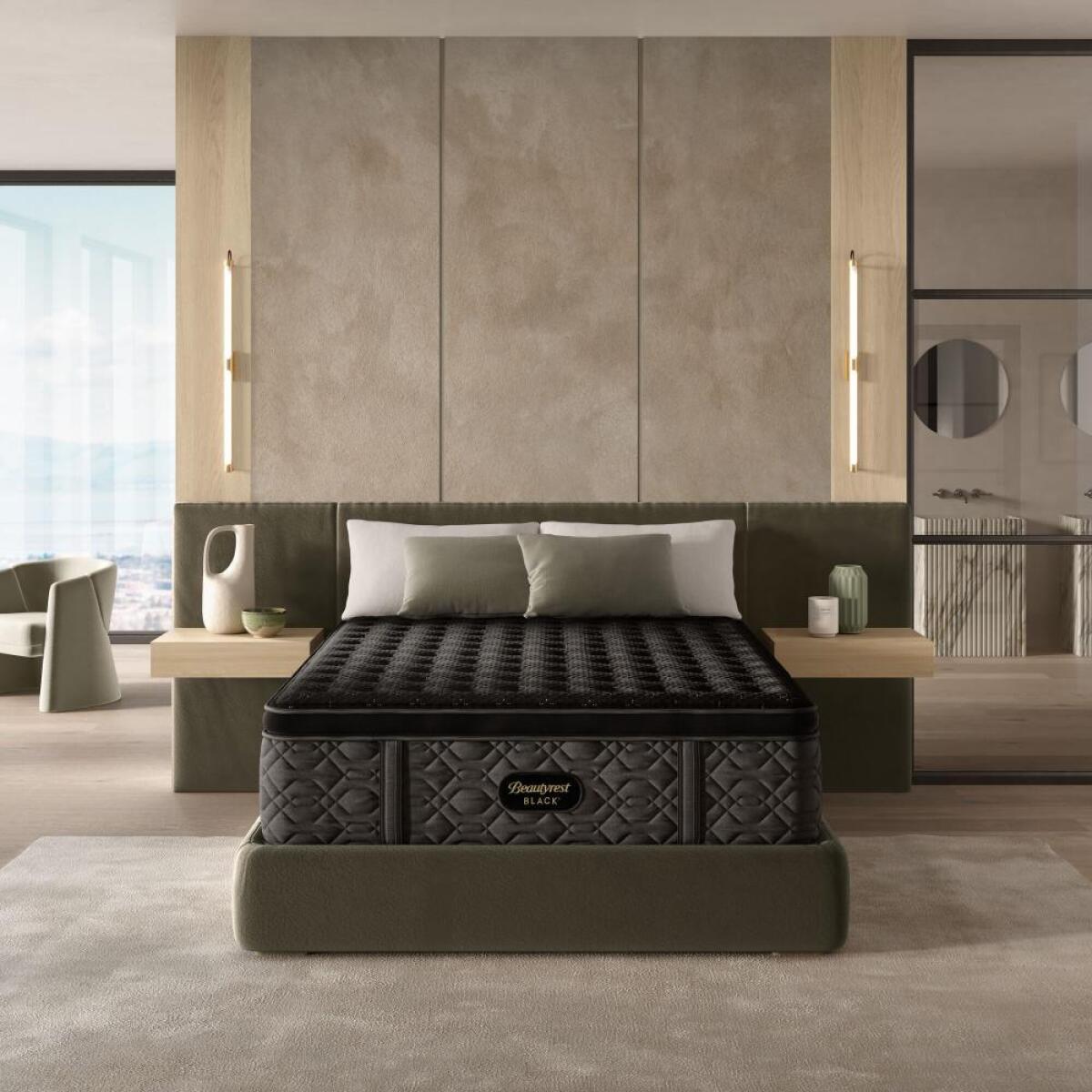Beautyrest Black 2024 Series Three Firm Pillow Top Mattress California King Back Sleeper 5