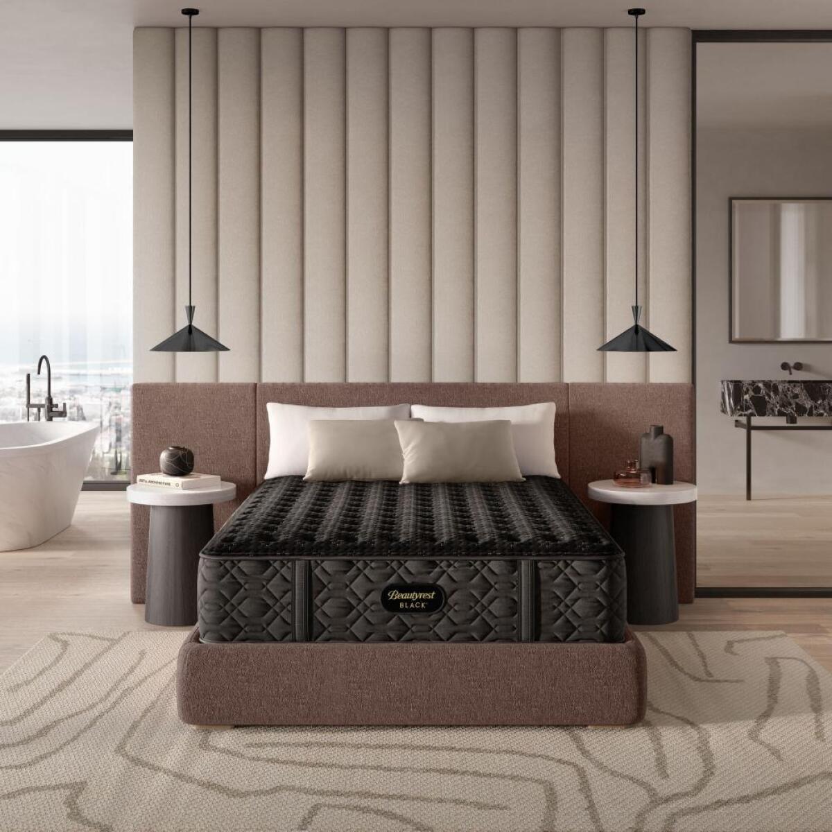 Beautyrest Black 2024 Series Three Extra Firm Mattress Firm Back Sleeper 5