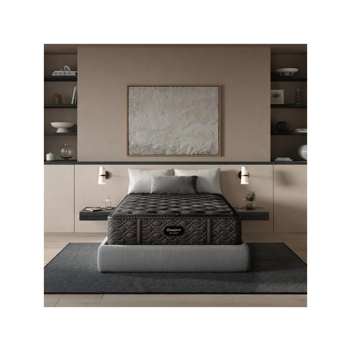 Beautyrest Black 2024 Series Three Firm Pillow Top Mattress California King Back Sleeper 4