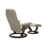 Stressless® Consul (S) Classic Base Recliner with Ottoman Recliners Stressless 11