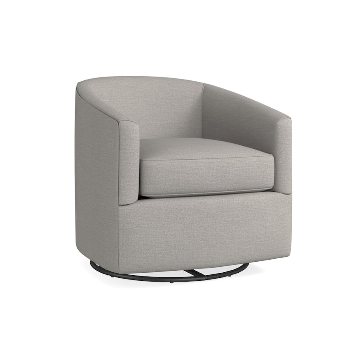 Maxwell Barrel Back Swivel Glider Chairs Bassett Furniture 4