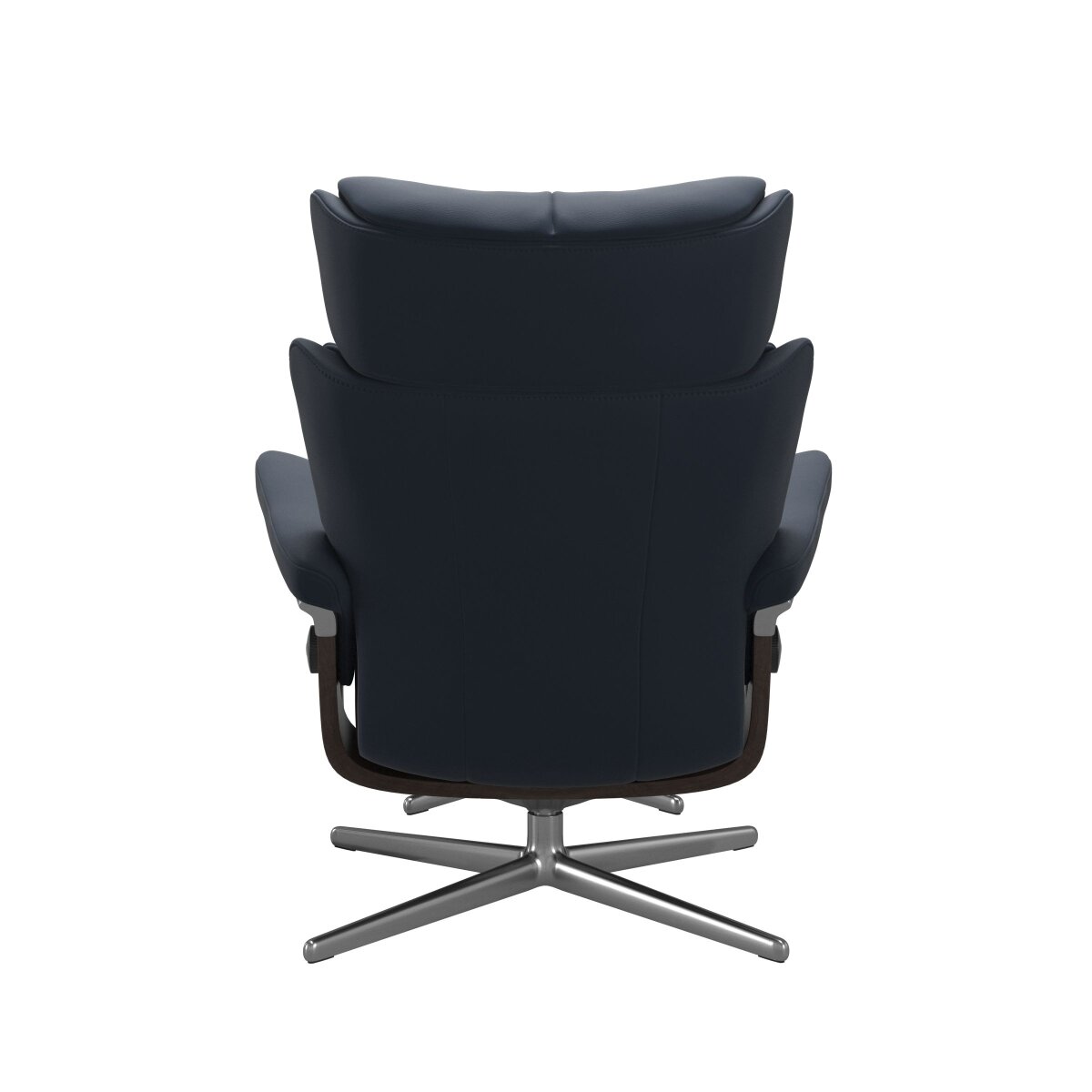 Stressless® Magic (L) Cross Base Recliner with Ottoman Recliners Stressless 6