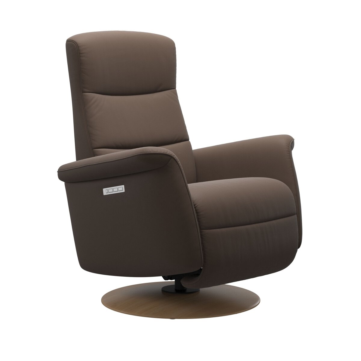 Stressless® Mike (M) Power with Moon wood base Recliners Stressless 4