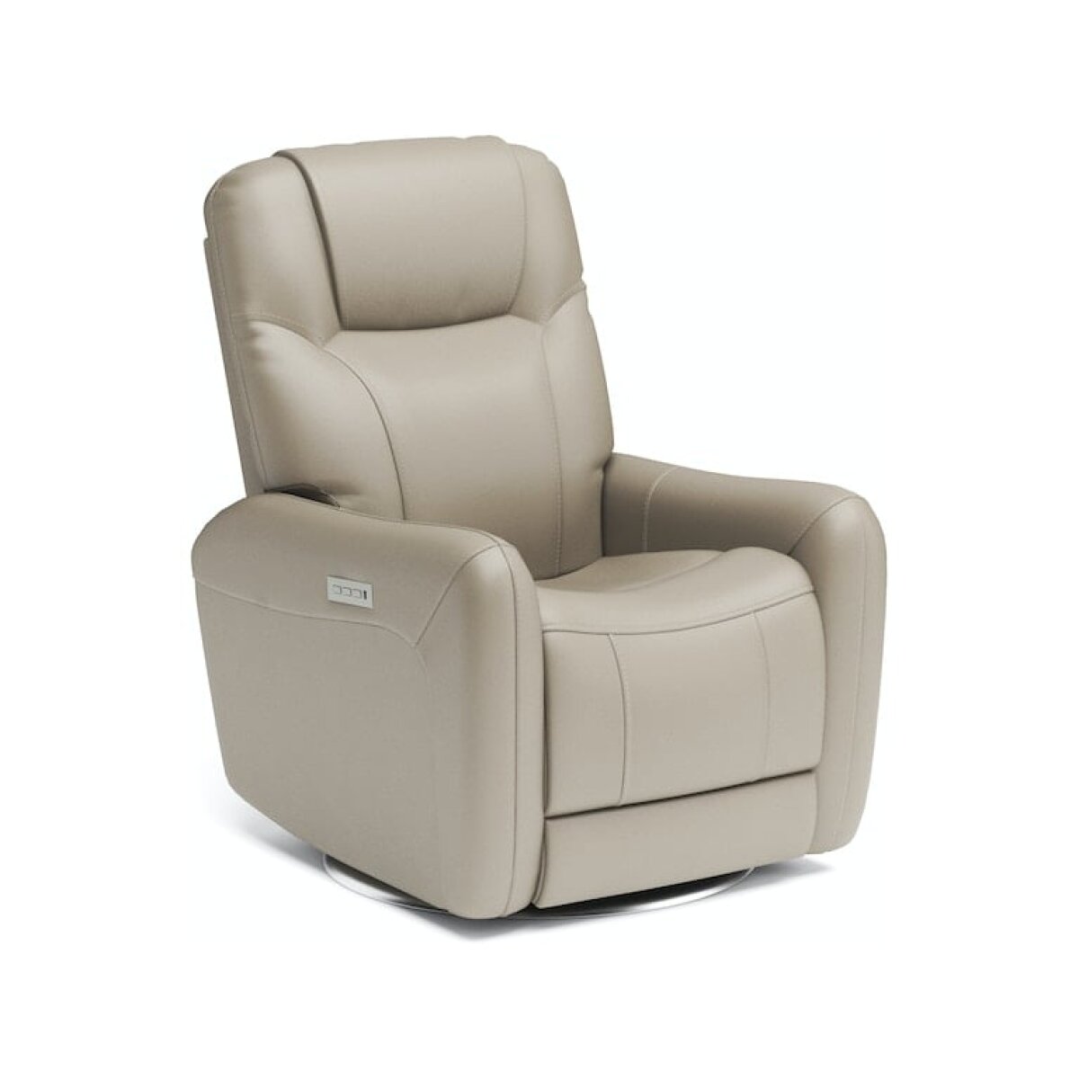 Degree Swivel Power Recliner with Power Headrest and Lumbar Recliners Customizable 4