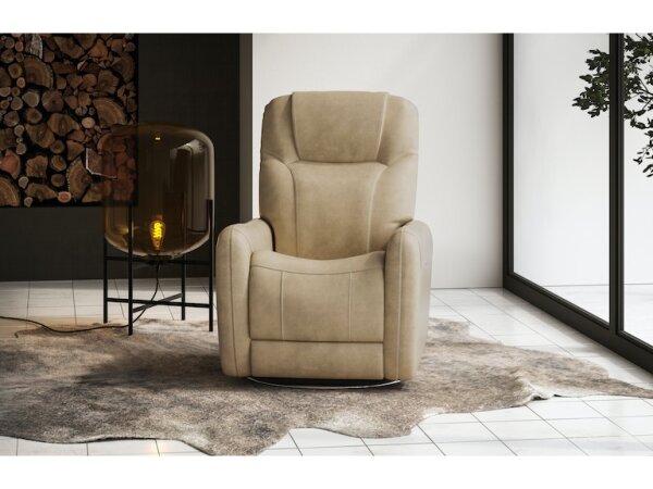 Degree Swivel Power Recliner with Power Headrest and Lumbar Recliners Customizable 19