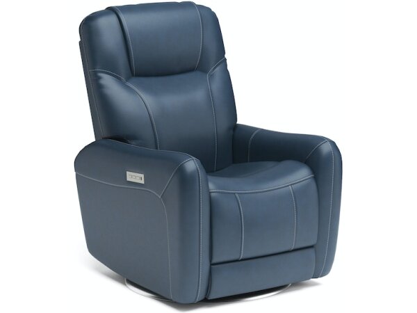 Degree Swivel Power Recliner with Power Headrest and Lumbar Recliners Customizable 13